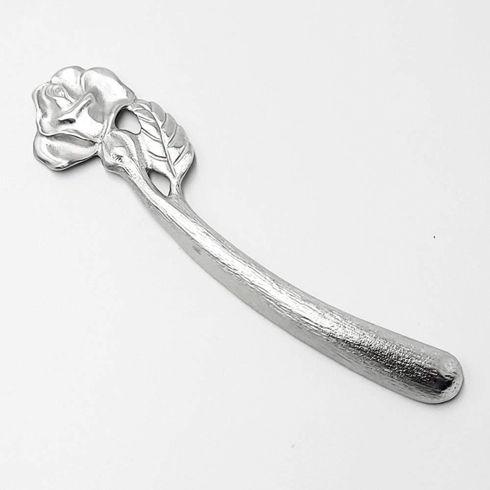 [TITASY] Pewter Chopstick Rest, Spoon Rest, Knife Rest - Rose (CR-01T)