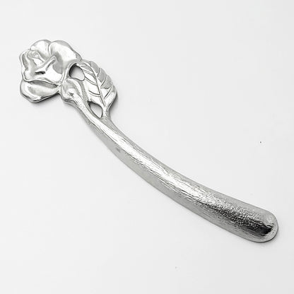 [TITASY] Pewter Chopstick Rest, Spoon Rest, Knife Rest - Rose (CR-01T)