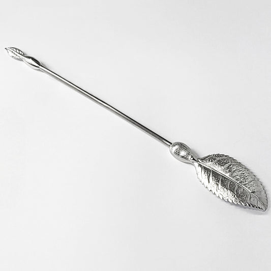 [TITASY] Pewter Cocktail Muddler, Coffee Stirrer - Tea Leaf (MD-01T)