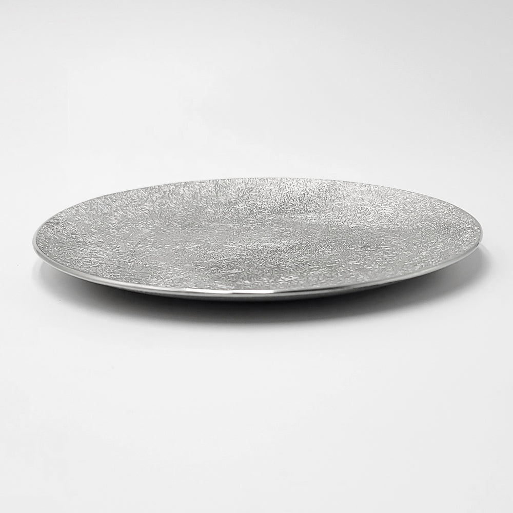 [TITASY] Pewter Dessert Plate, Pastry Plate, Appetizer Plate – Small (Ø160mm) (PT-A-001)