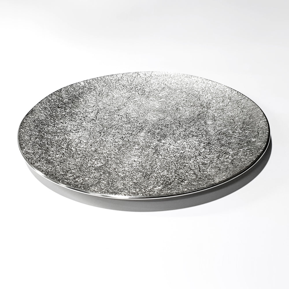 [TITASY] Pewter Dessert Plate, Appetizer Plate, Salad Plate – Medium Ø205mm (PT-A-002)