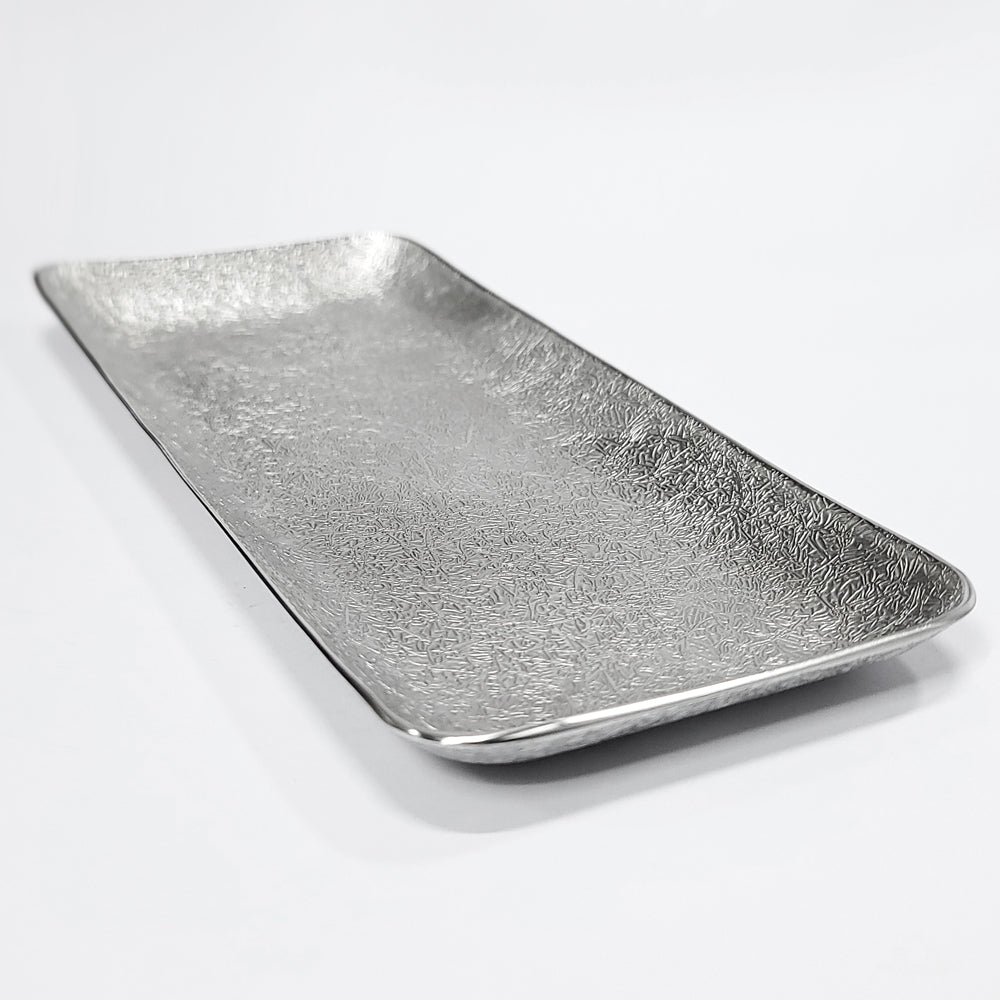 [TITASY] Pewter Rectangular Plate, Dessert Plate, Cheese Plate – L235mm x W106mm (PT-A-006)