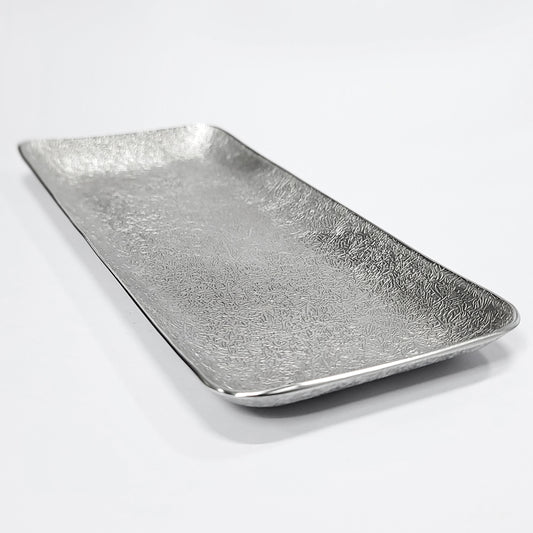 [TITASY] Pewter Rectangular Plate, Dessert Plate, Cheese Plate – L235mm x W106mm (PT-A-006)