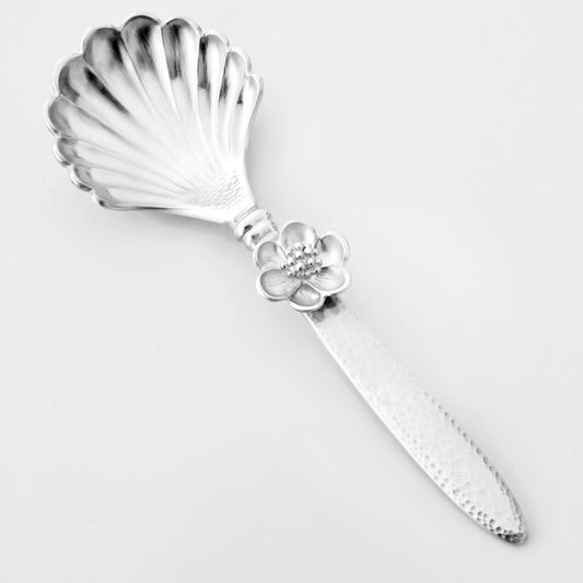 [TITASY] Pewter Shell Tea Caddy Spoon, Measuring Spoon, Tea Scoop (SP-26T)