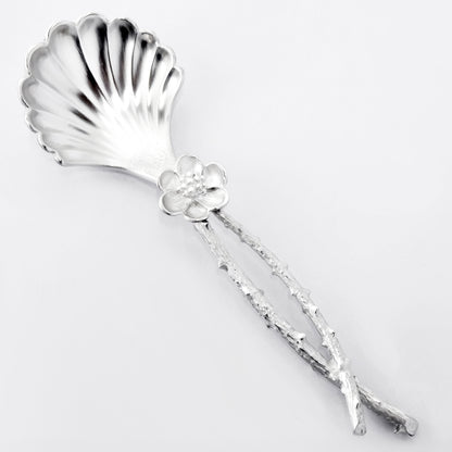 [TITASY] Pewter Shell Tea Caddy Spoon, Measuring Spoon, Tea Scoop (SP-27T)