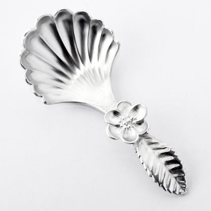 [TITASY] Pewter Shell Tea Caddy Spoon, Measuring Spoon, Tea Scoop (SP-28T)