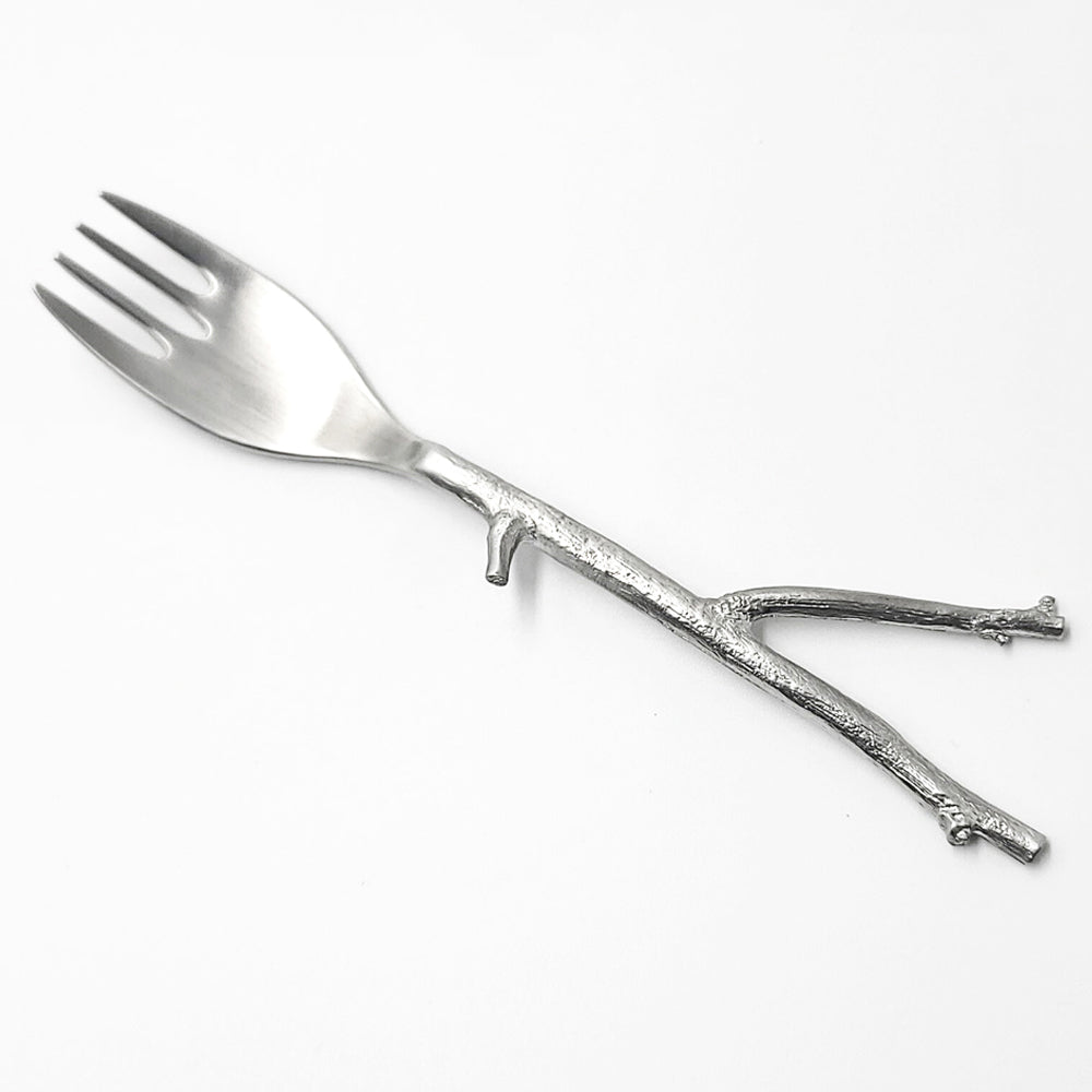 [TITASY] Pewter Tea Fork, Dessert Fork - Tea Tree Branch (TF-02T)