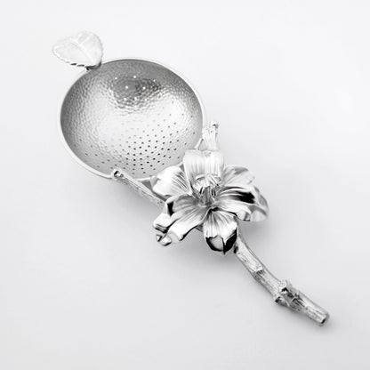 [TITASY] Pewter Tea Strainer, Tea Infuser for Loose Leaf Tea – Pure Love (TS-11T)