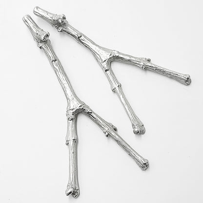 [TITASY] Pewter Chopstick Rest, Spoon Rest, Knife Rest – Branch (CR-03T)