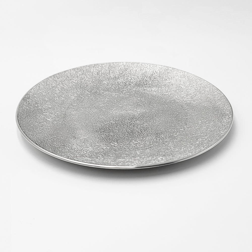 [TITASY] Pewter Dessert Plate, Pastry Plate, Appetizer Plate – Small (Ø160mm) (PT-A-001)