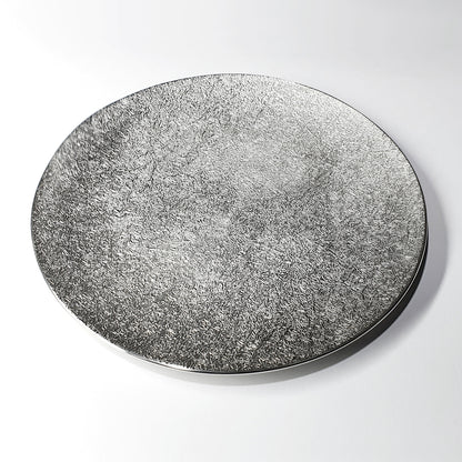 [TITASY] Pewter Dessert Plate, Appetizer Plate, Salad Plate – Medium Ø205mm (PT-A-002)