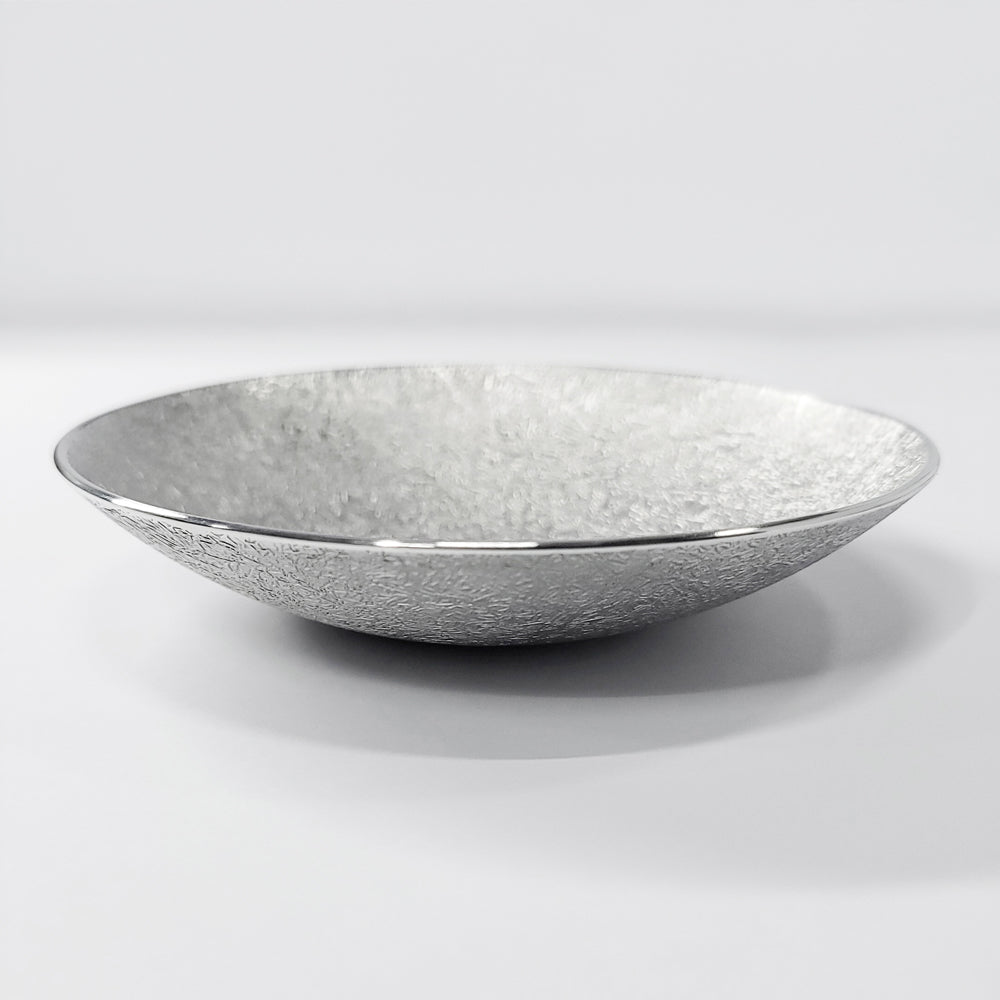 [TITASY] Pewter Dessert Plate, Pastry Plate, Fruit Plate – Ø135mm (PT-A-007)