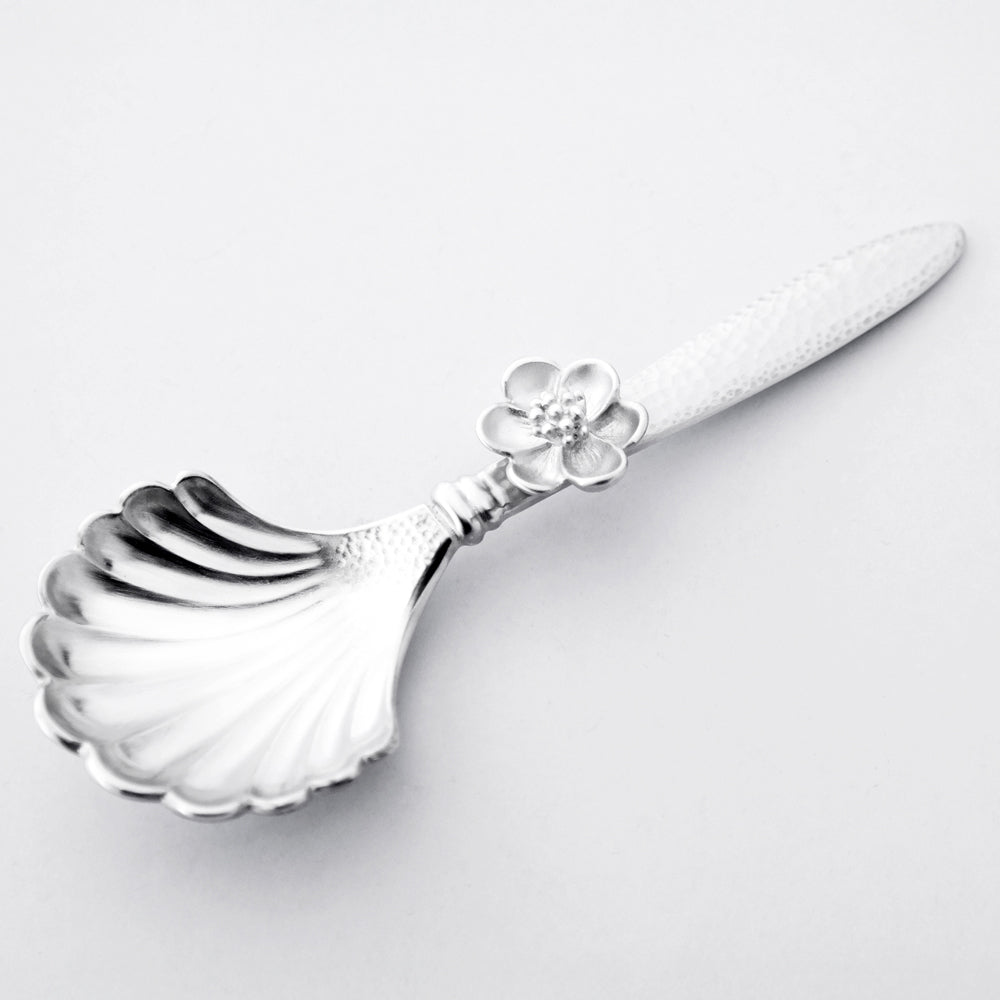 [TITASY] Pewter Shell Tea Caddy Spoon, Measuring Spoon, Tea Scoop (SP-26T)