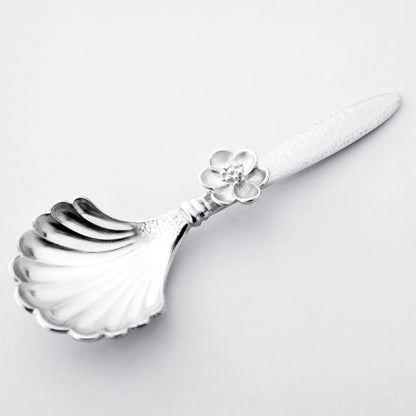 [TITASY] Pewter Shell Tea Caddy Spoon, Measuring Spoon, Tea Scoop (SP-26T)