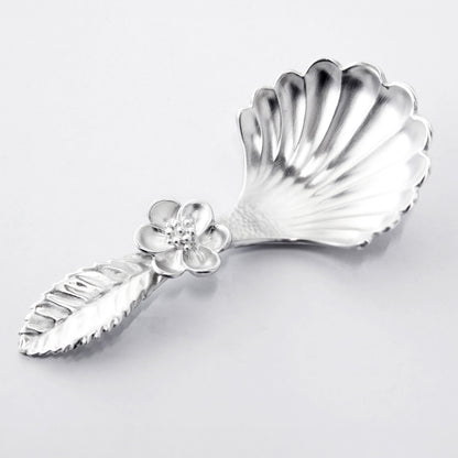 [TITASY] Pewter Shell Tea Caddy Spoon, Measuring Spoon, Tea Scoop (SP-28T)
