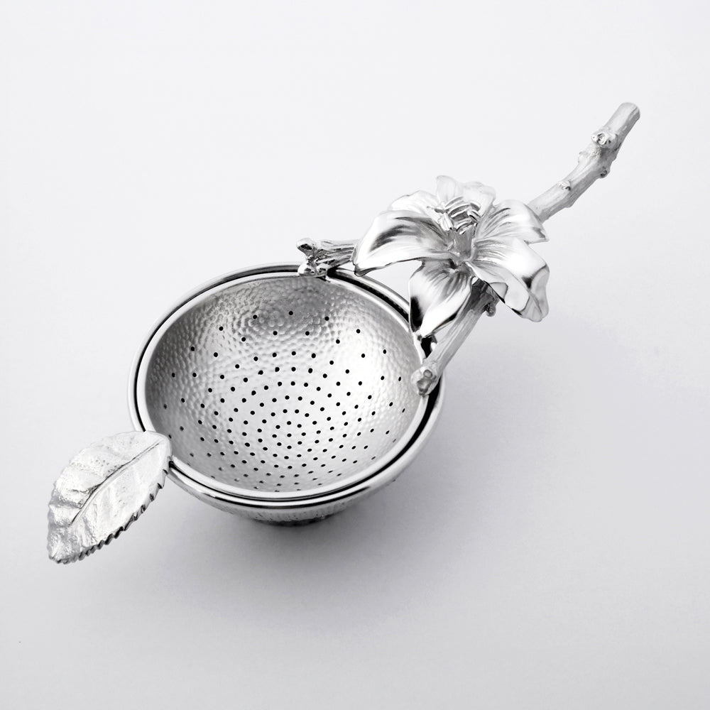 [TITASY] Pewter Tea Strainer, Tea Infuser for Loose Leaf Tea – Pure Love (TS-11T)
