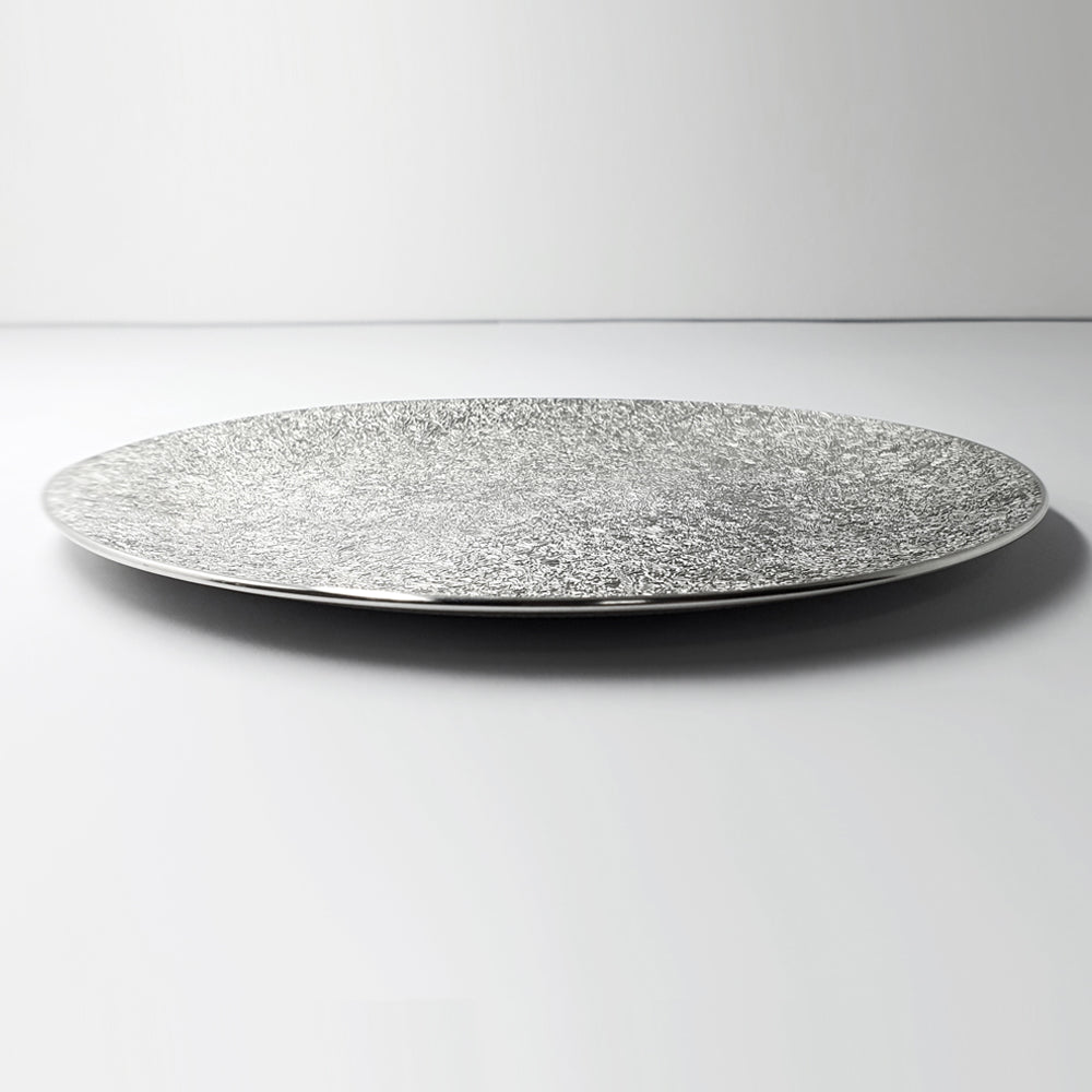 [TITASY] Pewter Dessert Plate, Appetizer Plate, Salad Plate – Medium Ø205mm (PT-A-002)