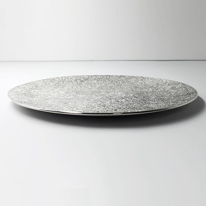 [TITASY] Pewter Dessert Plate, Appetizer Plate, Salad Plate – Medium Ø205mm (PT-A-002)