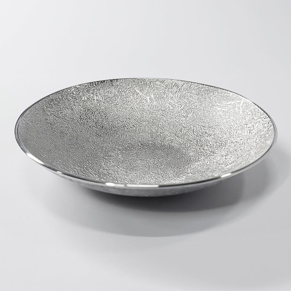 [TITASY] Pewter Dessert Plate, Pastry Plate, Fruit Plate – Ø135mm (PT-A-007)
