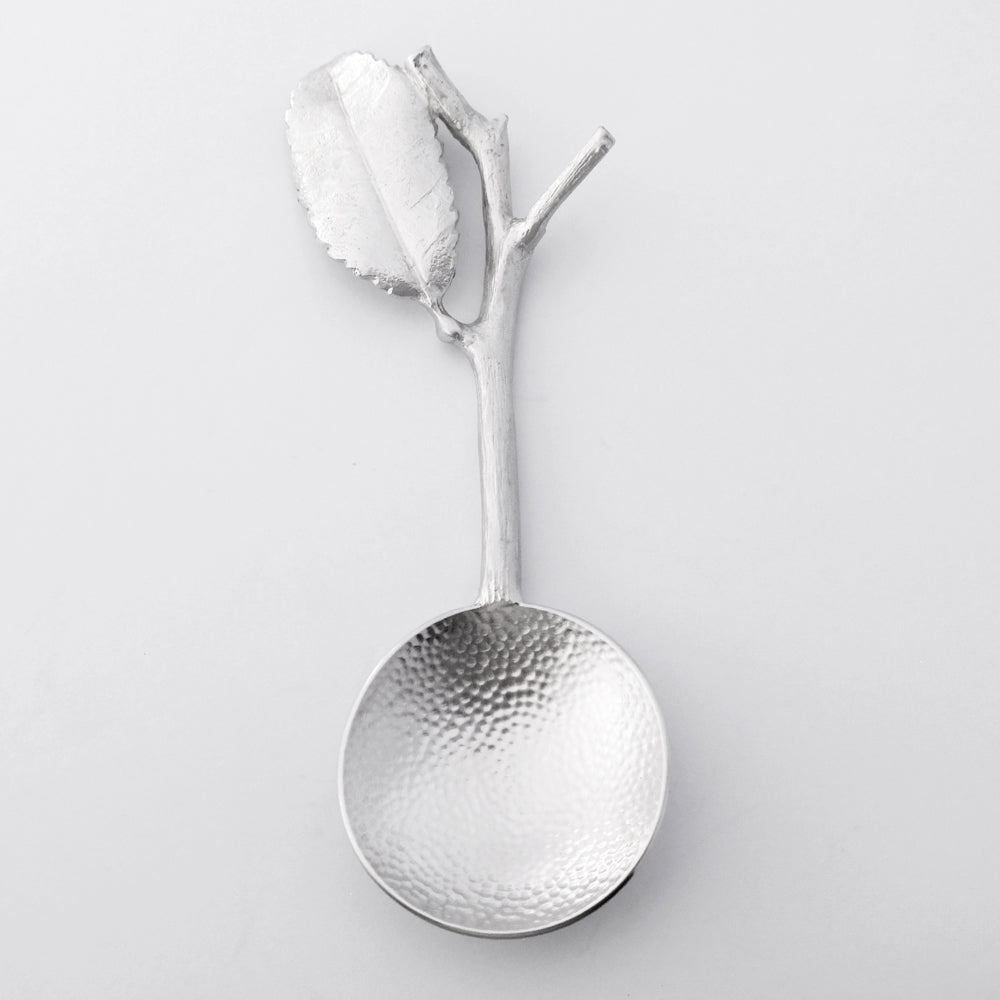 [TITASY] Pewter Tea Caddy Spoon, Measuring Spoon, Tea Scoop - Tea Tree Branch (SP-10T)