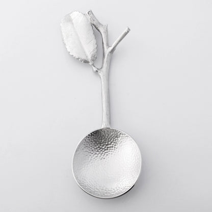 [TITASY] Pewter Tea Caddy Spoon, Measuring Spoon, Tea Scoop - Tea Tree Branch (SP-10T)