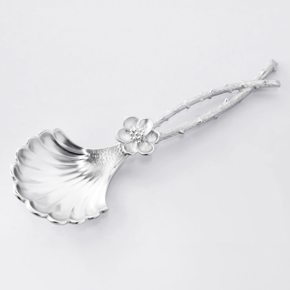 [TITASY] Pewter Shell Tea Caddy Spoon, Measuring Spoon, Tea Scoop (SP-27T)
