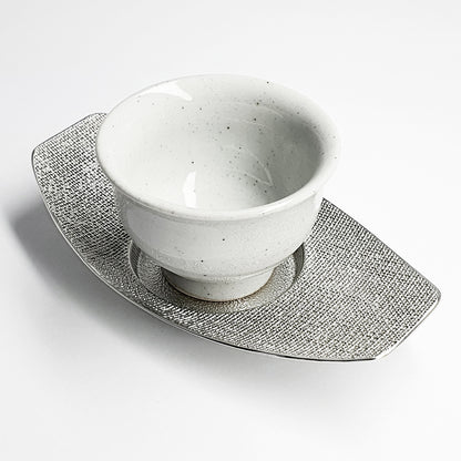 [TITASY] Pewter Teacup Stand, Teacup Coaster - (TSC-01T)